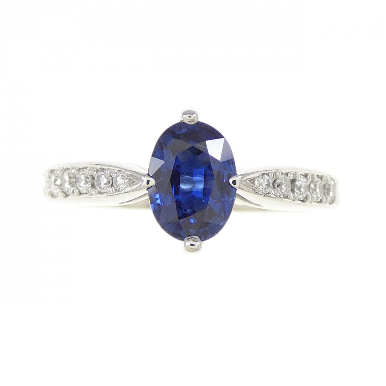 PT900蓝宝石戒指1.22CT