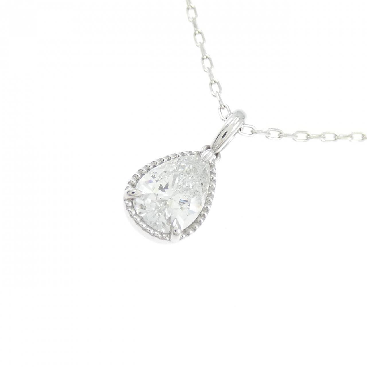 K18WG ダイヤモンド ネックレス 0.717CT