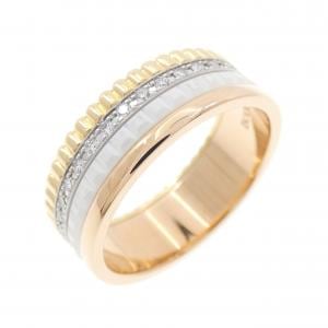 ブシュロン キャトル ホワイト スモール リング