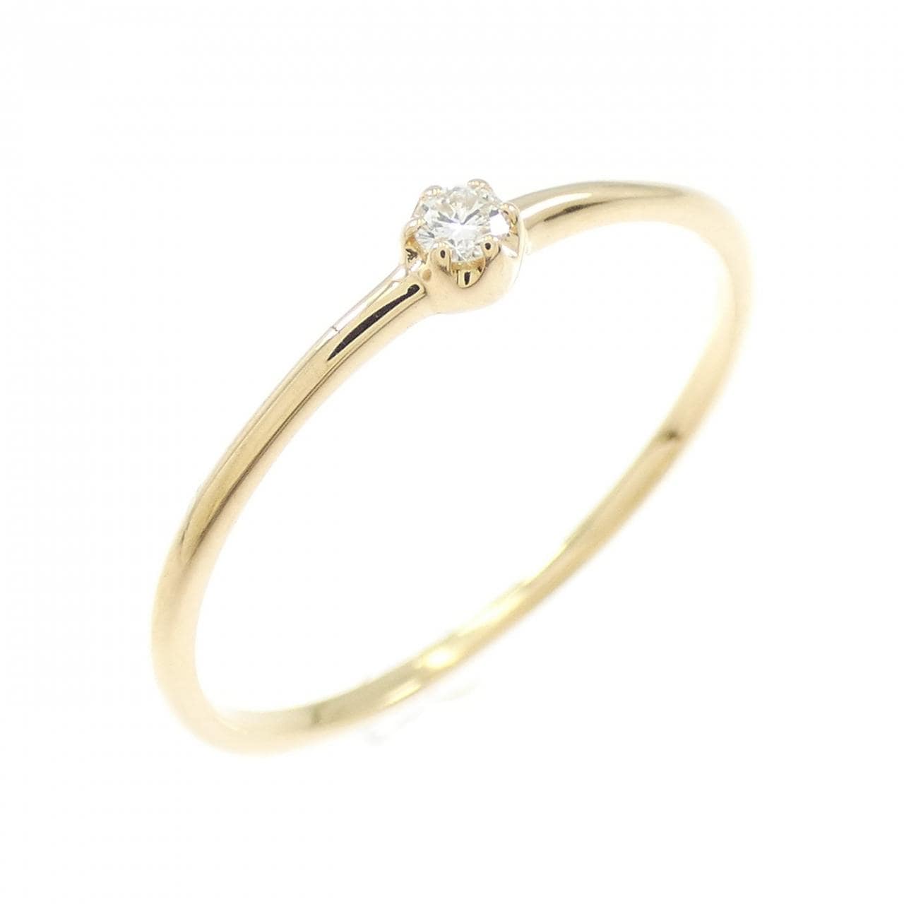 [再加工款] K18YG钻石0.03CT