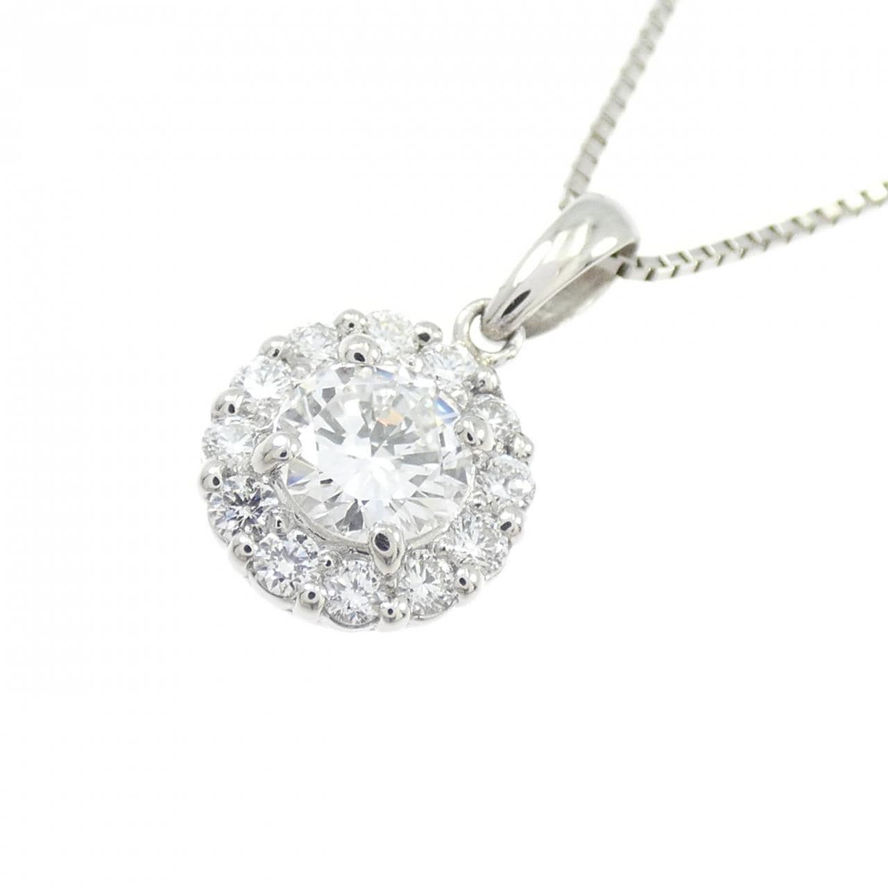 PT900/PT850 ダイヤモンド ネックレス 0.411CT E VS2 Good