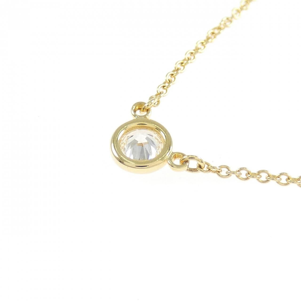 ティファニー バイザヤード ネックレス 0.19CT G VVS2 EXT