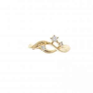 K18YG ダイヤモンド イヤーカフ 片耳