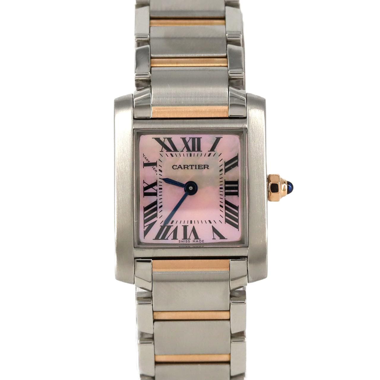 カルティエ タンクフランセーズSM PGコンビ W51027Q4 SSxPG クォーツ