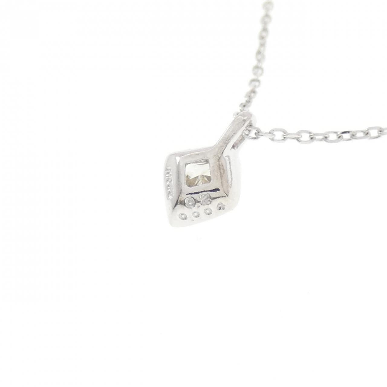 K18WG ダイヤモンド ネックレス 0.2CT