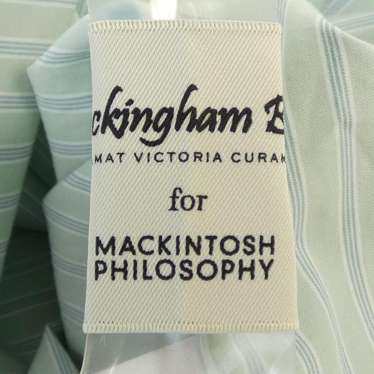 マッキントッシュフィロソフィー MACKINTOSH PHILOSOPHY BUCKING HAM BEAR S／Sシャツ
