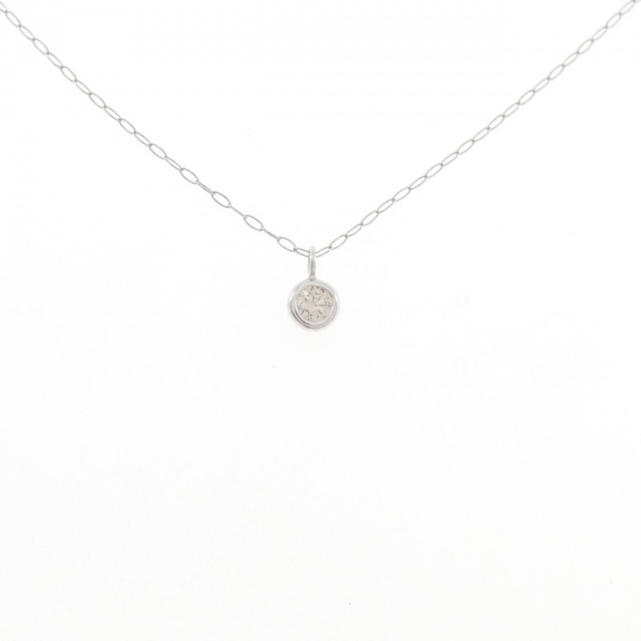 PT900/PT850 ダイヤモンド ネックレス 0.10CT
