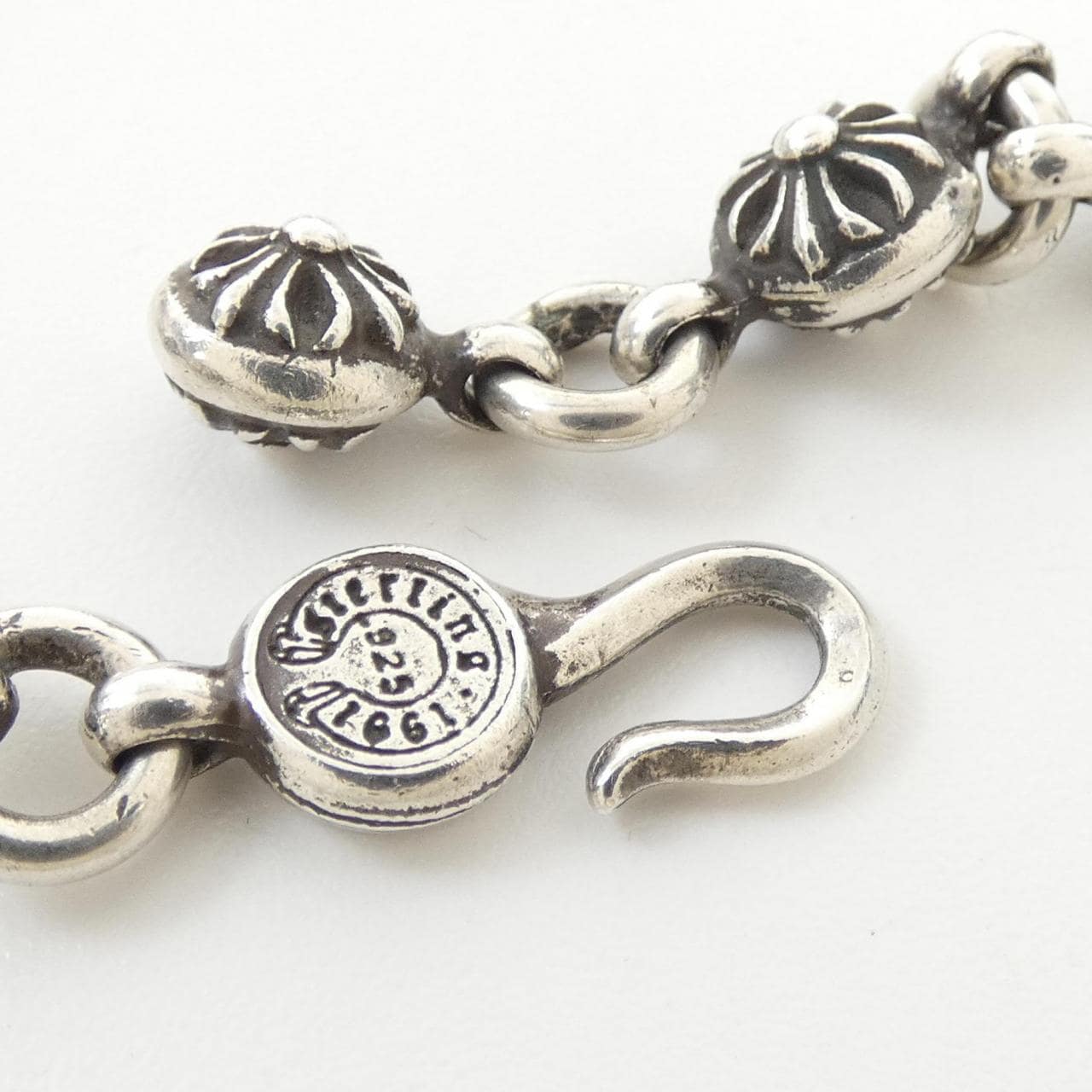 クロムハーツ CHROME HEARTS #1 CROSS/B W/HEART 2354 304 9506 0200 BRACELET