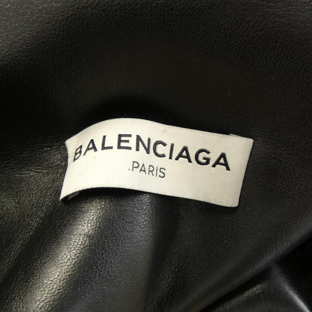 BALENCIAGA皮革骑士夹克