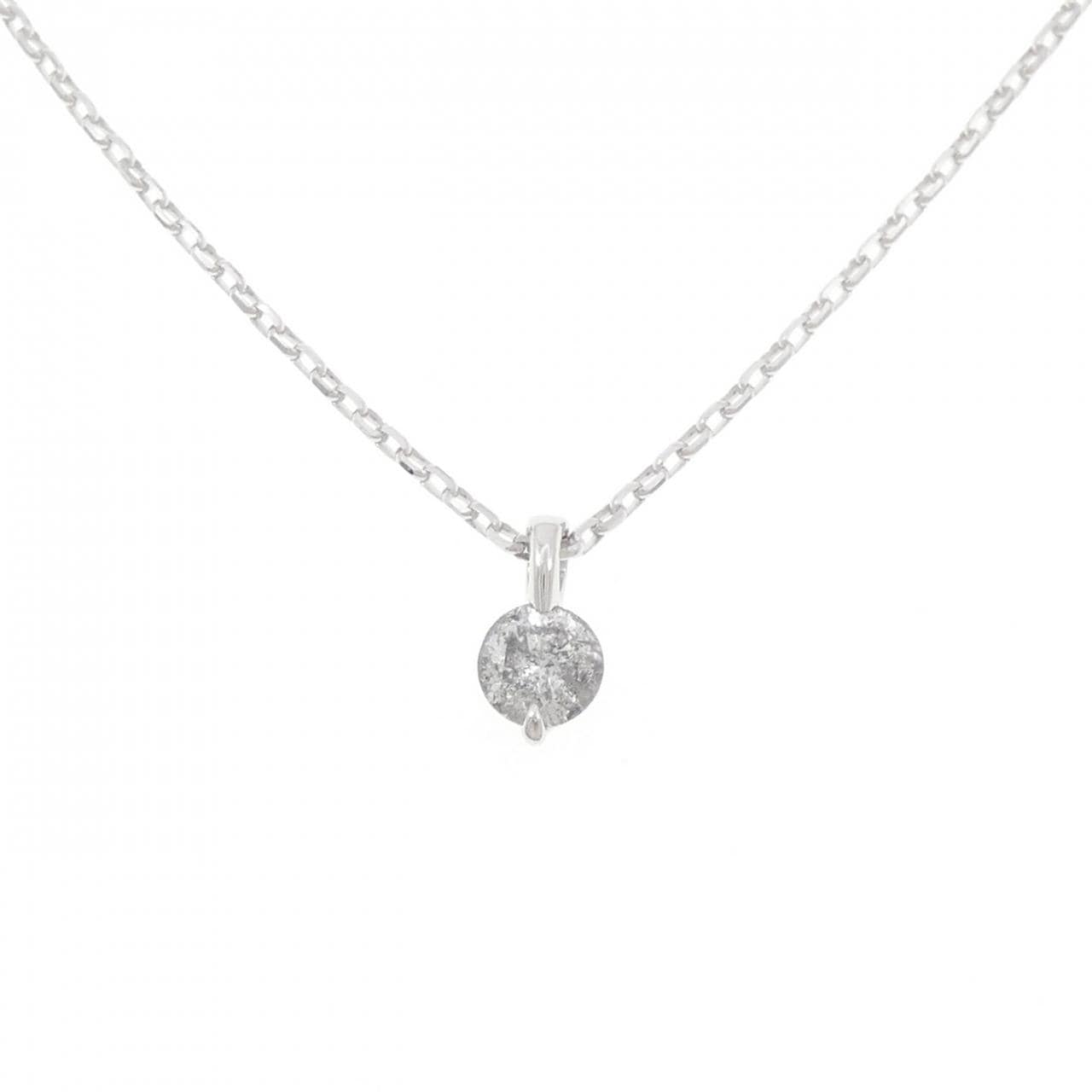 K18WG ダイヤモンド ネックレス 1.00CT