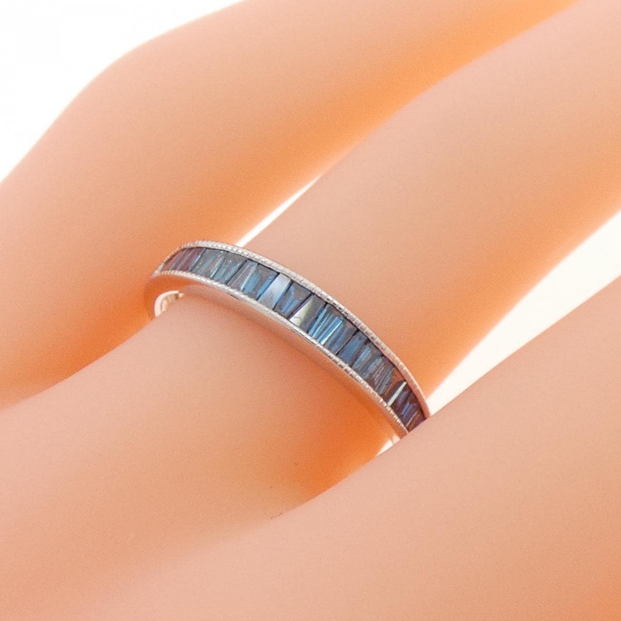 K18WG ダイヤモンド リング 0.35CT