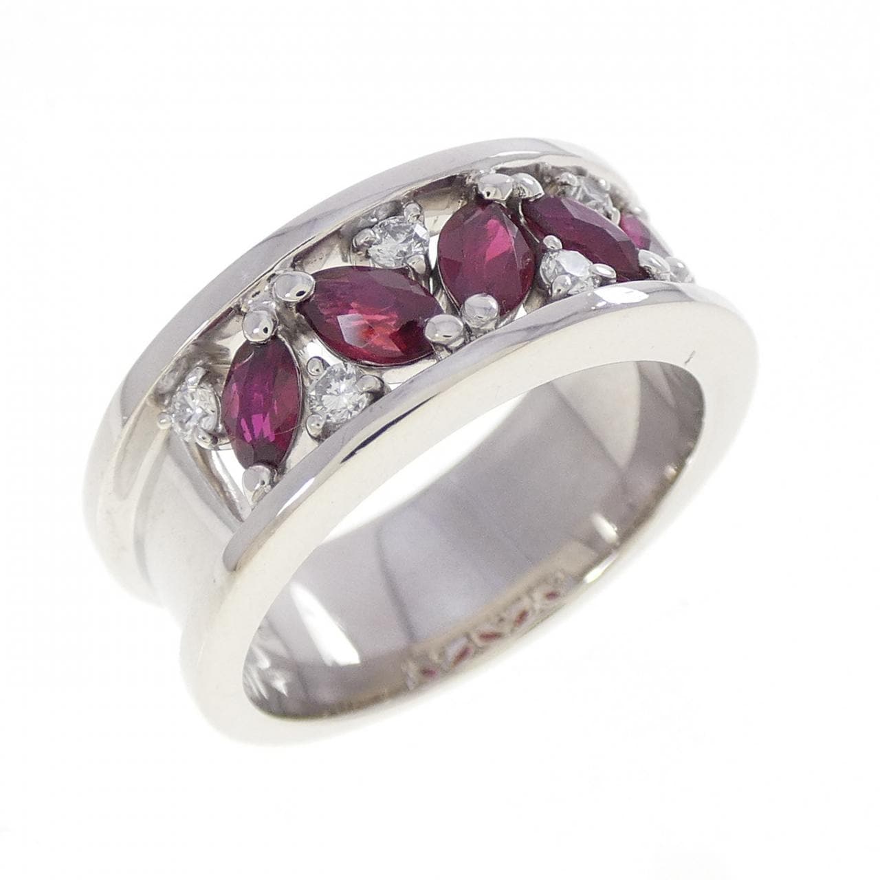 PT900 ルビー リング 1.08CT