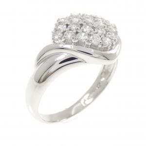 PT850 パヴェ ダイヤモンド リング 0.59CT