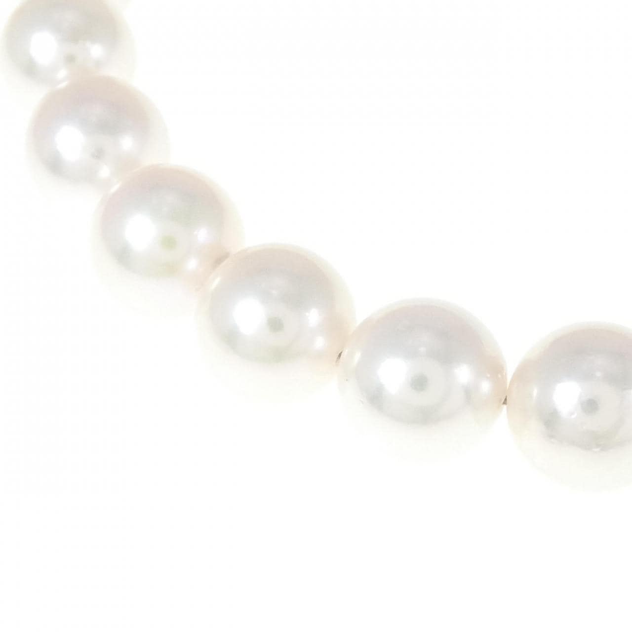 [BRAND NEW] Silver Clasp Akoya Pearl Necklace 7.5-8mm