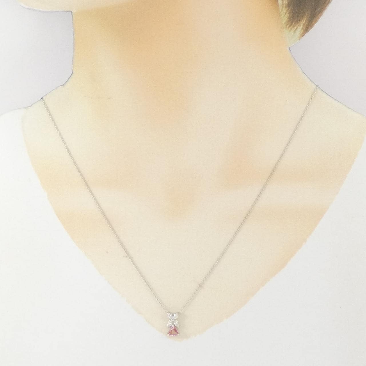 PT900/PT850 サファイヤ ネックレス 0.492CT