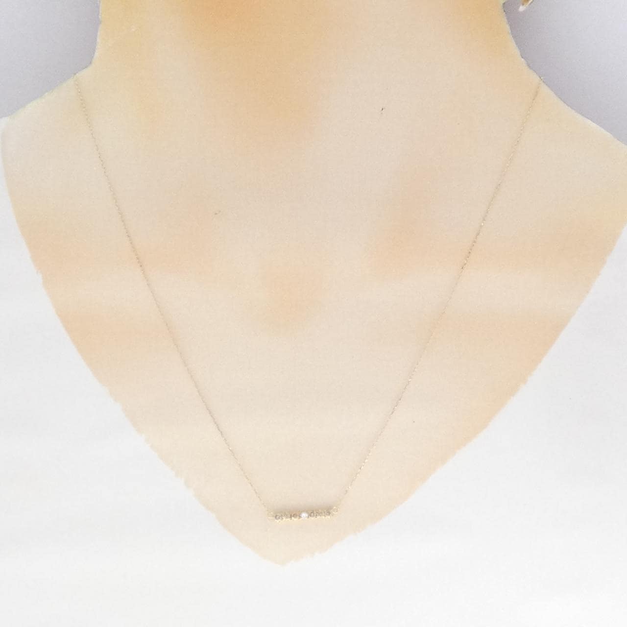 K18YG ダイヤモンド ネックレス 0.22CT