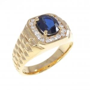 18KYG サファイヤ リング