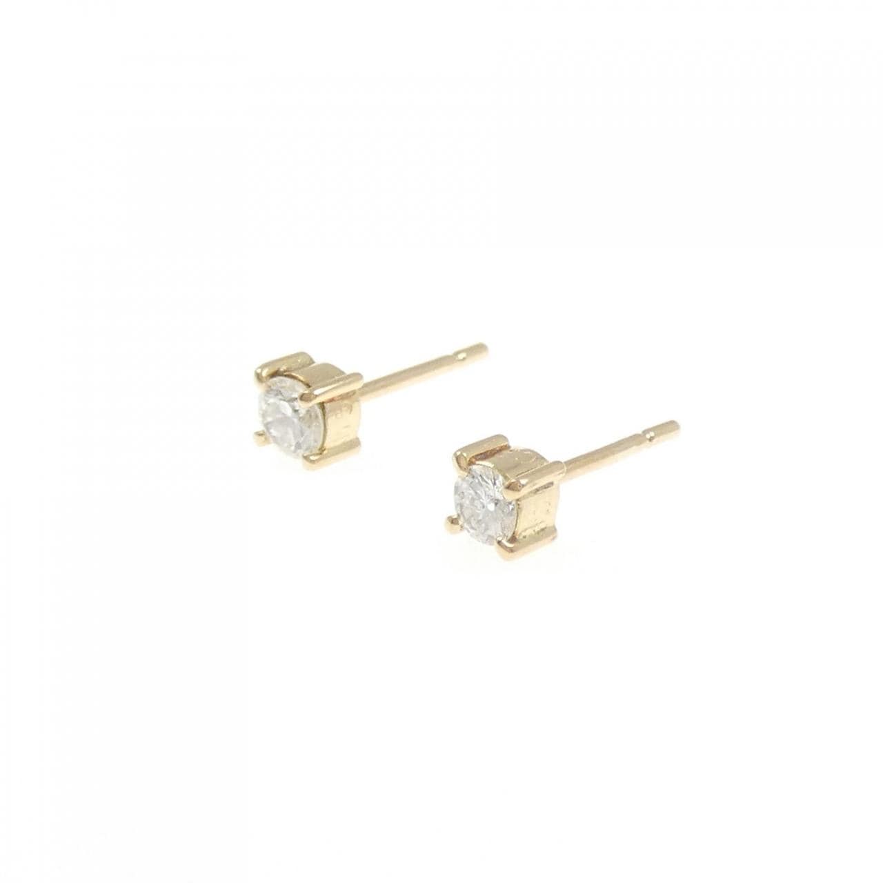 K18YG ダイヤモンド ピアス 0.24CT
