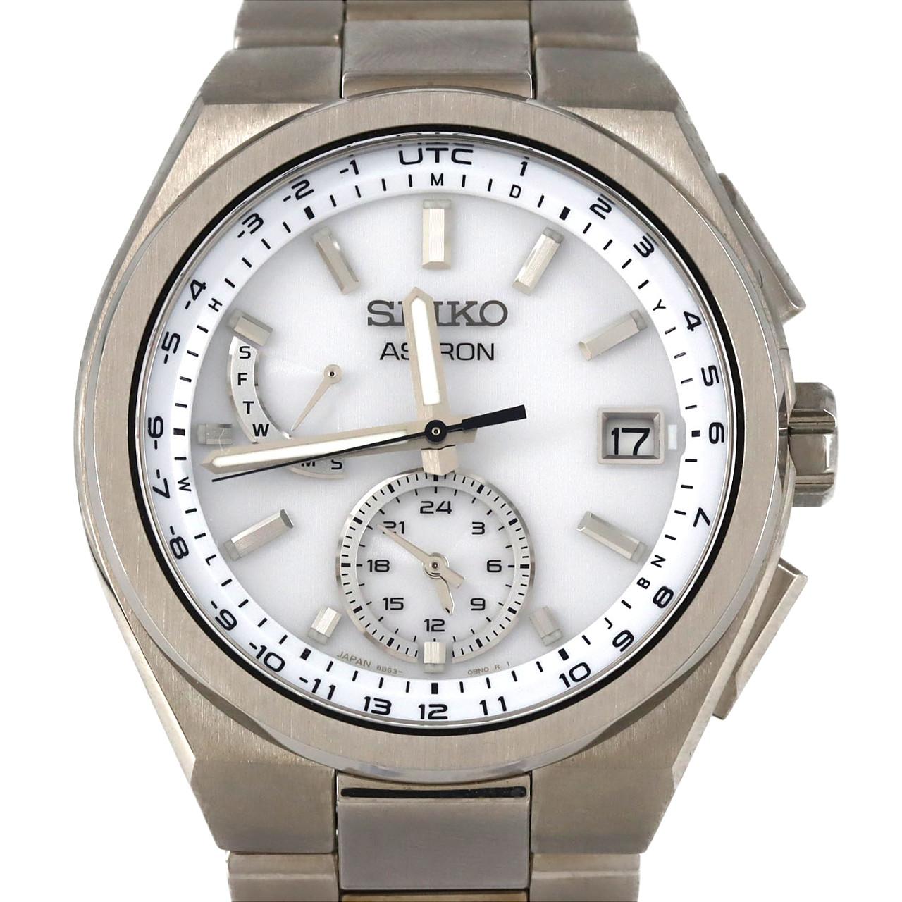 セイコー アストロン 電波時計 8B63-0BH0/SBXY085 TI ソーラークォーツ