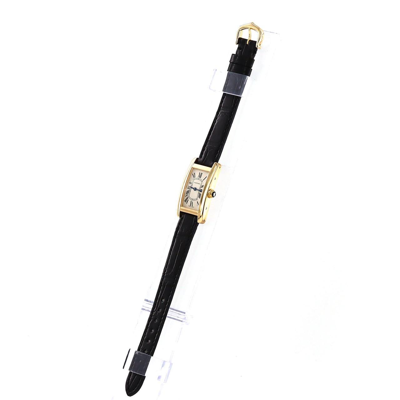 カルティエ タンクアメリカンSM YG W2601556 YG クォーツ