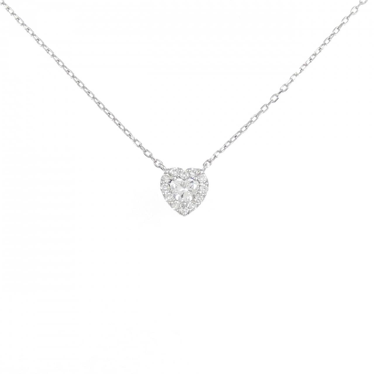 PT900/PT850 Heart Diamond Necklace 0.14CT