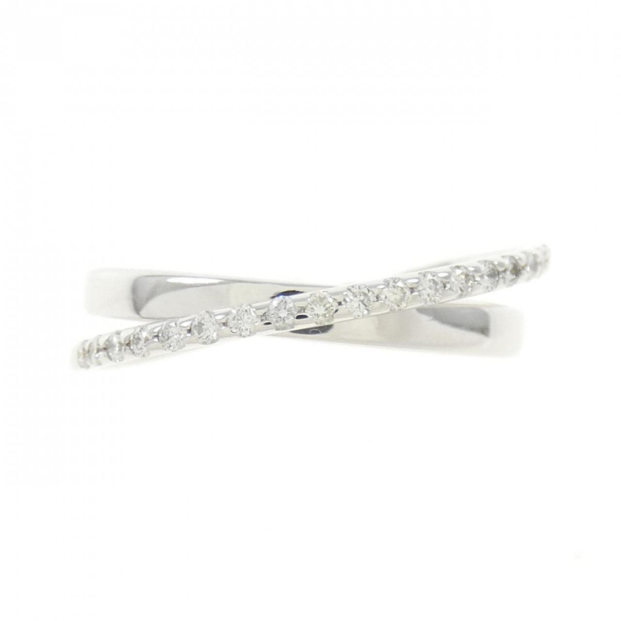 K18WG ダイヤモンド リング 0.16CT