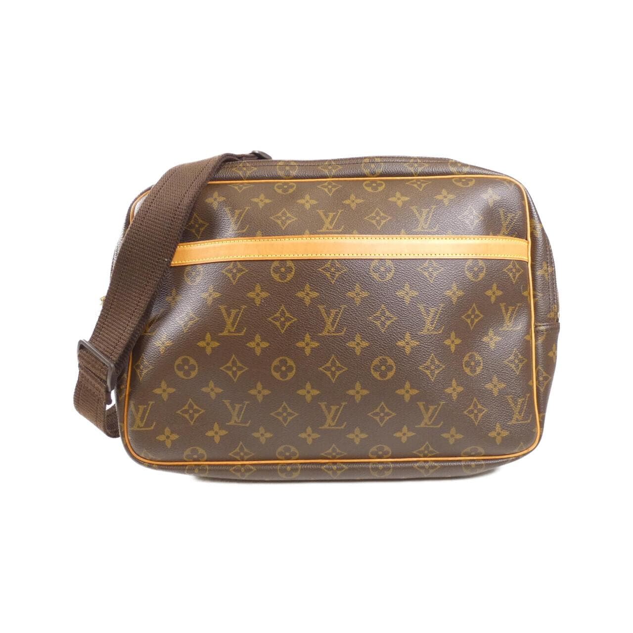 LOUIS VUITTON Monogram Reporter 37 公分 M45252 單肩包
