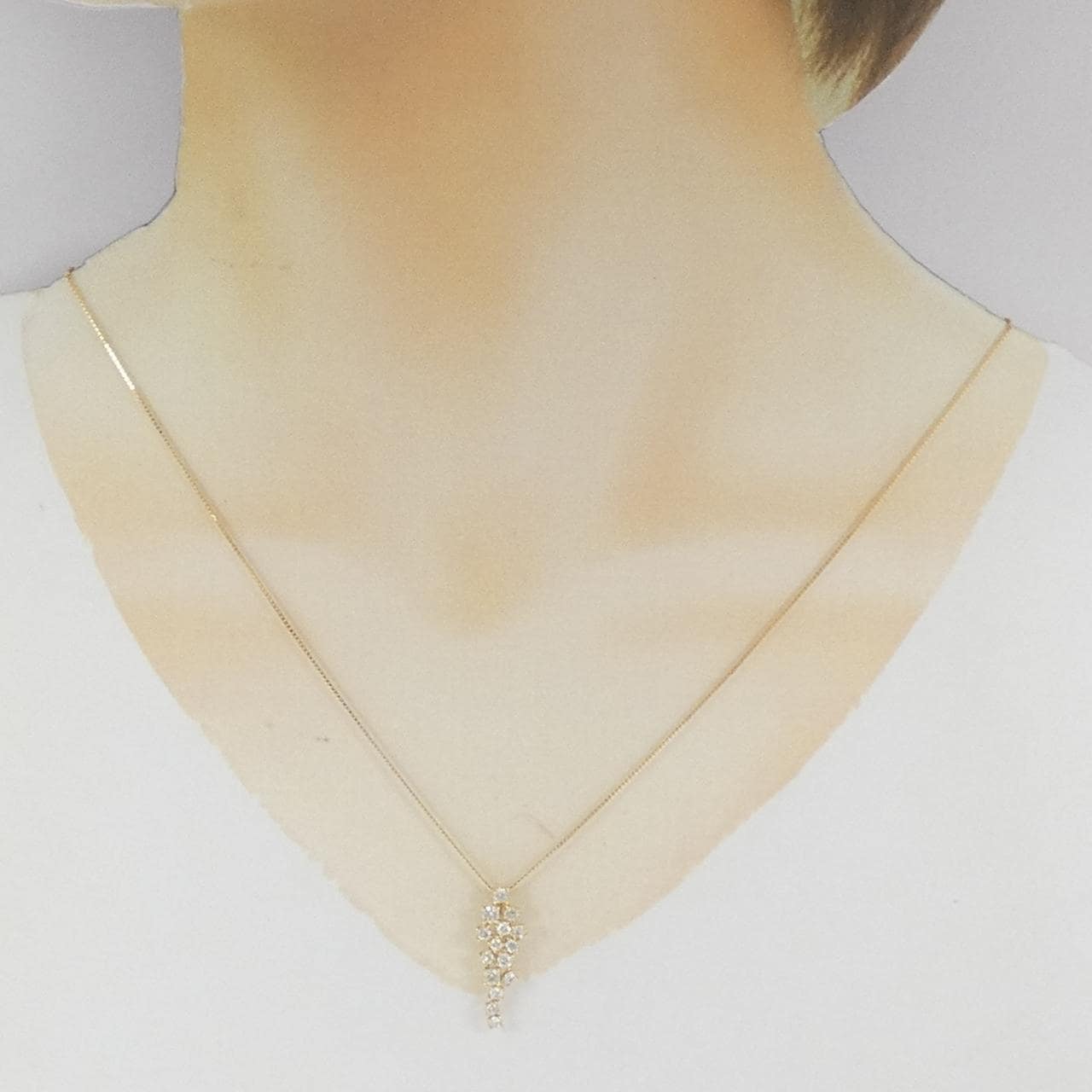 K18YG ダイヤモンド ネックレス 0.65CT