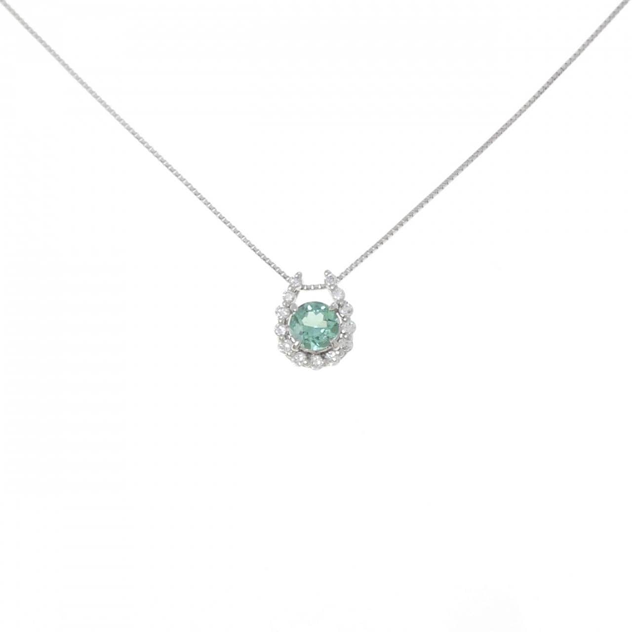 PT900/PT850 トルマリン ネックレス 0.35CT