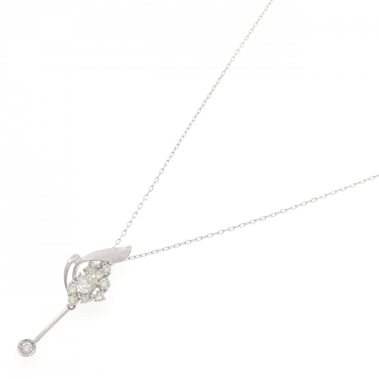PT900/PT850 ダイヤモンド ネックレス 0.302CT
