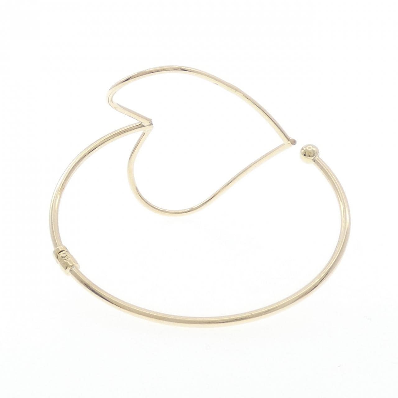 K10YG ハート バングル