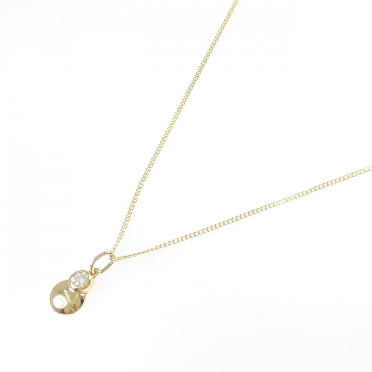 K18YG ダイヤモンド ネックレス 0.10CT