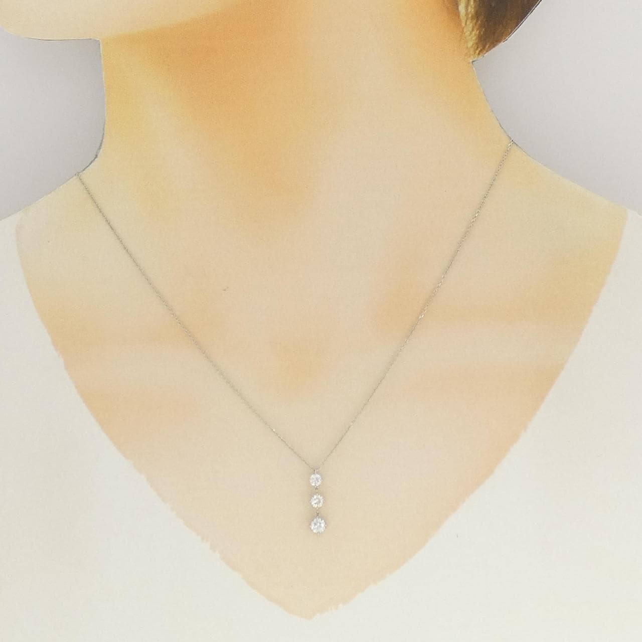 スタージュエリー ダイヤモンド ネックレス 0.50CT