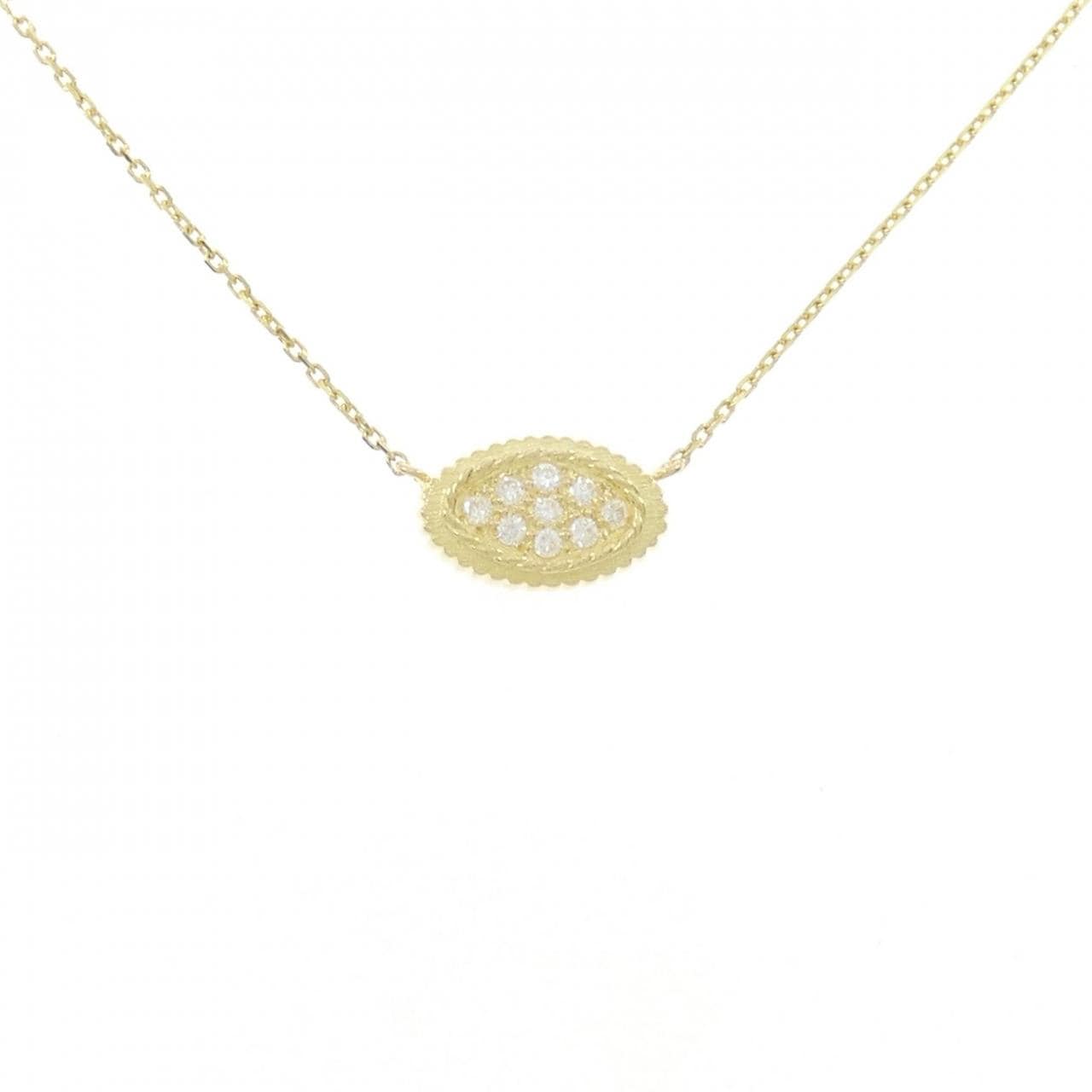 K18YG ダイヤモンド ネックレス 0.25CT