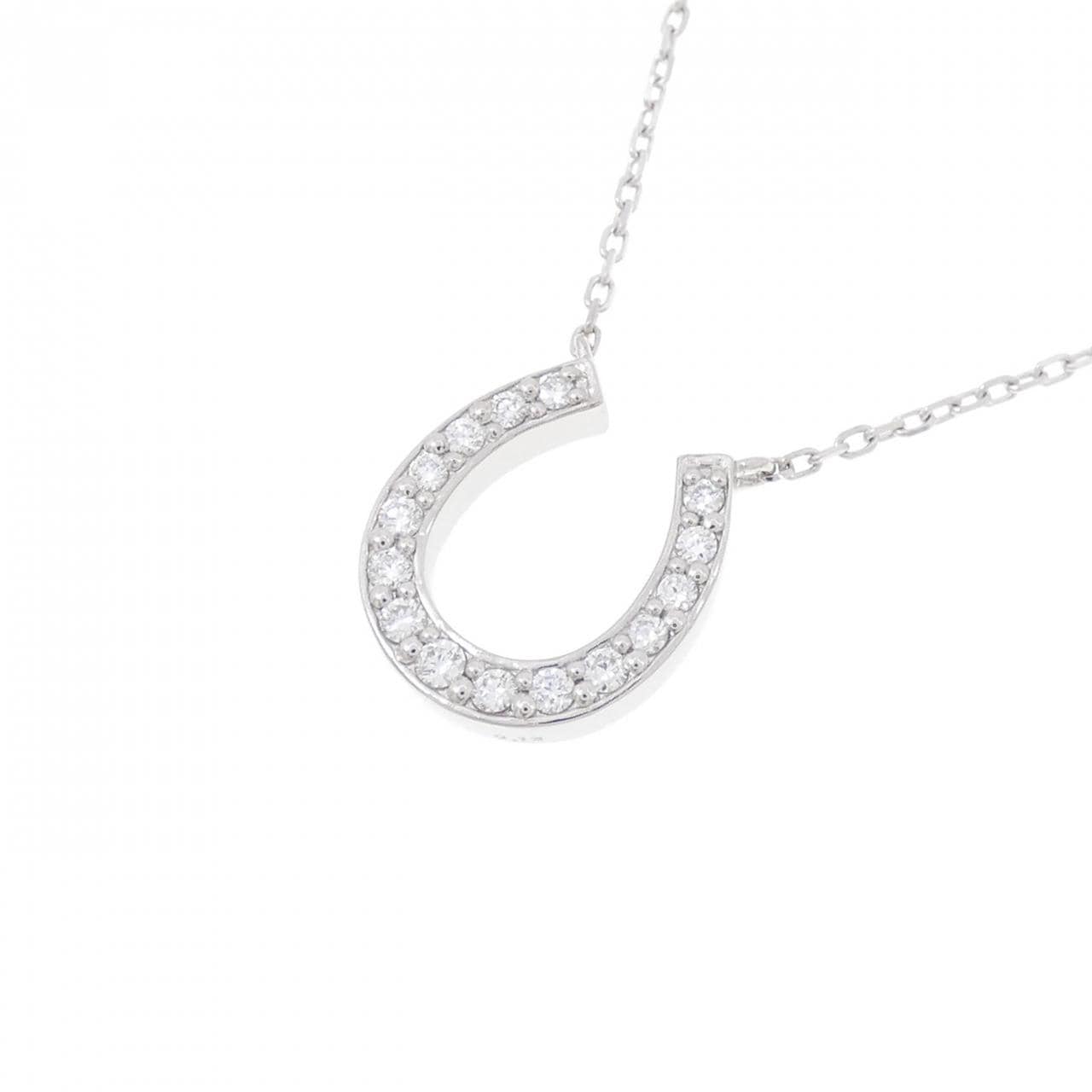 VENDOME Horseshoe Diamond Necklace 0.13CT