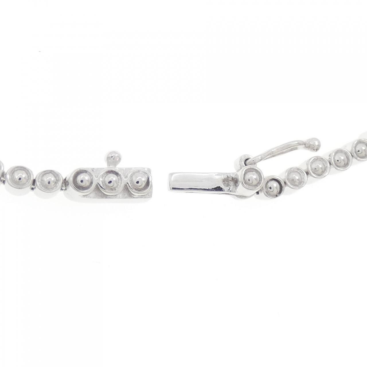 K18WG ダイヤモンド ブレスレット 0.72CT