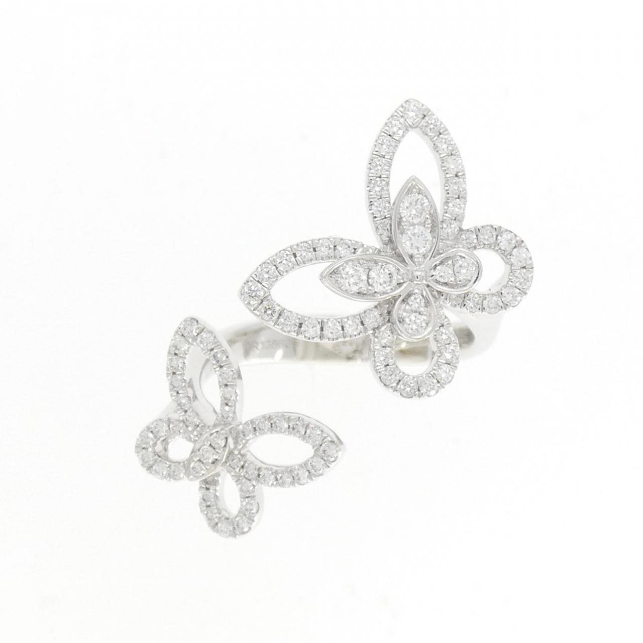 Graff Double Butterfly Silhouette Ring