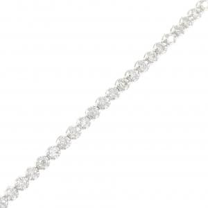 K18WG ダイヤモンド ブレスレット 1.00CT