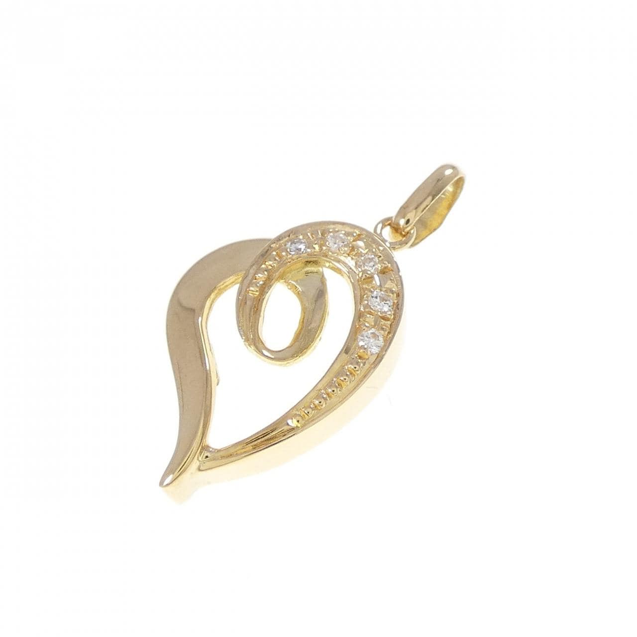 K18YG ダイヤモンド ペンダント