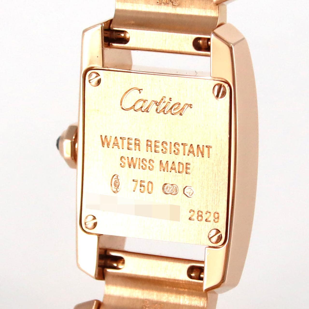 Cartier Tankissime SM PG W650018H PG/RG石英