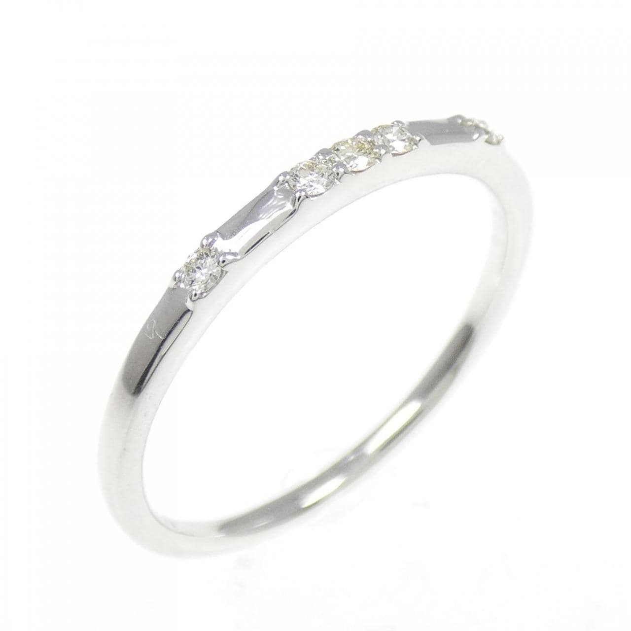 K18WG ダイヤモンド リング 0.05CT