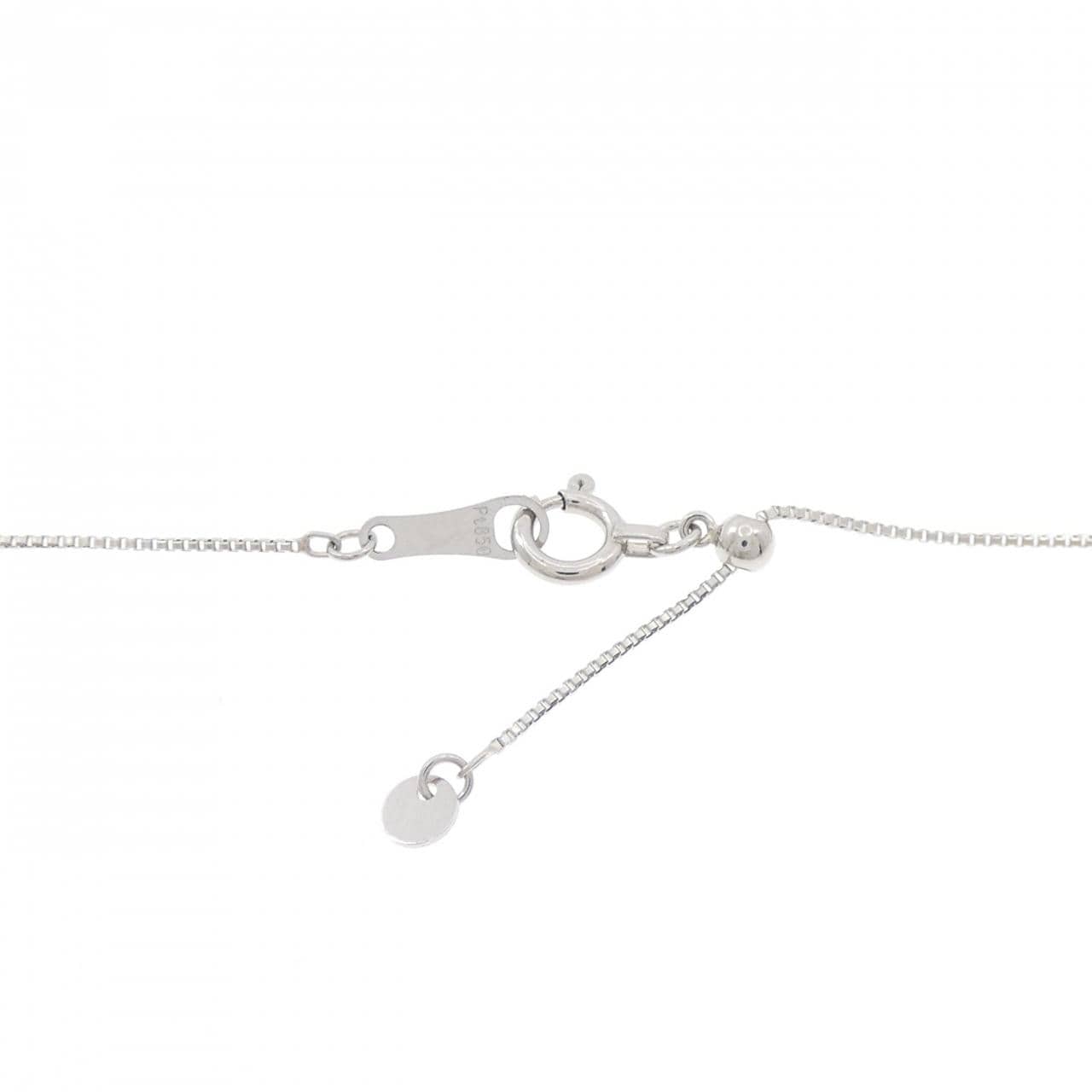 PT900/PT850 ソリティア ダイヤモンド ネックレス 0.531CT