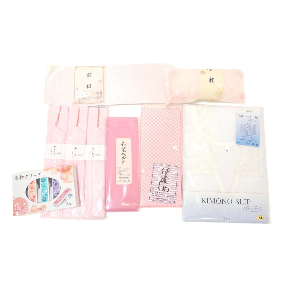【新品】着付け小物7点セット Mサイズ