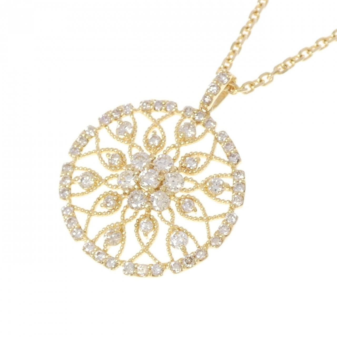 K18YG ダイヤモンド ネックレス 1.00CT