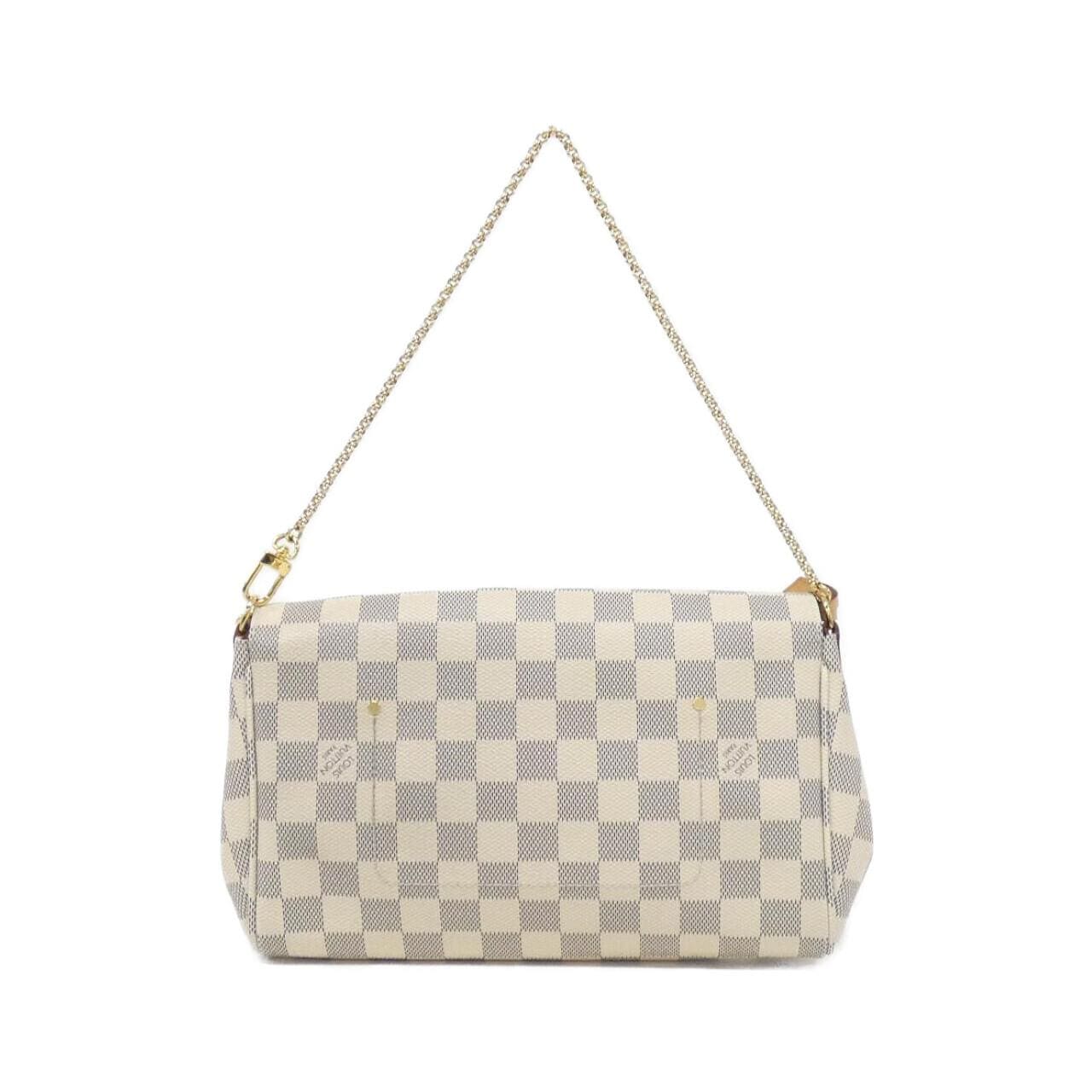 LOUIS VUITTON Damier Azur 最愛的 MM N41275 單肩包