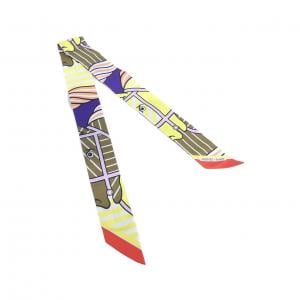 【未使用品】エルメス QUADRIGE BAYADERE ツイリー 063349S スカーフ