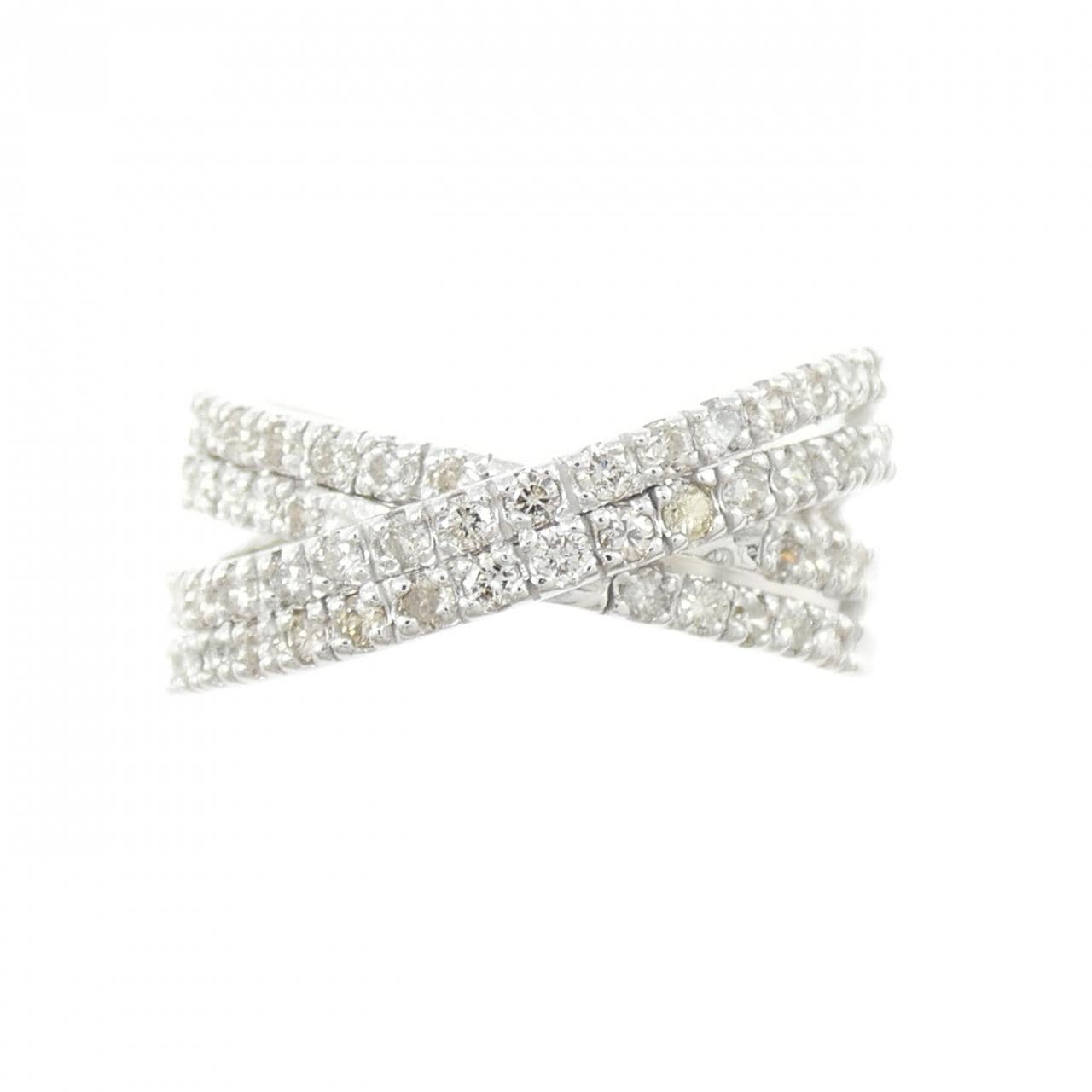 K18WG ダイヤモンド リング 0.50CT