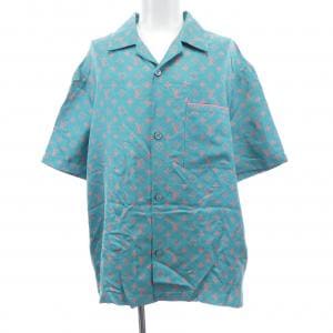 ルイヴィトン LOUIS VUITTON モノグラムショートスリーブシルクシャツ HTS06WUPP S／Sシャツ