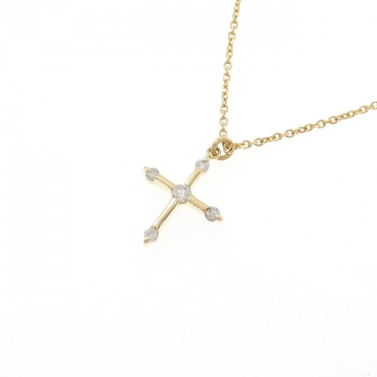アーカー クロス ダイヤモンド ネックレス
