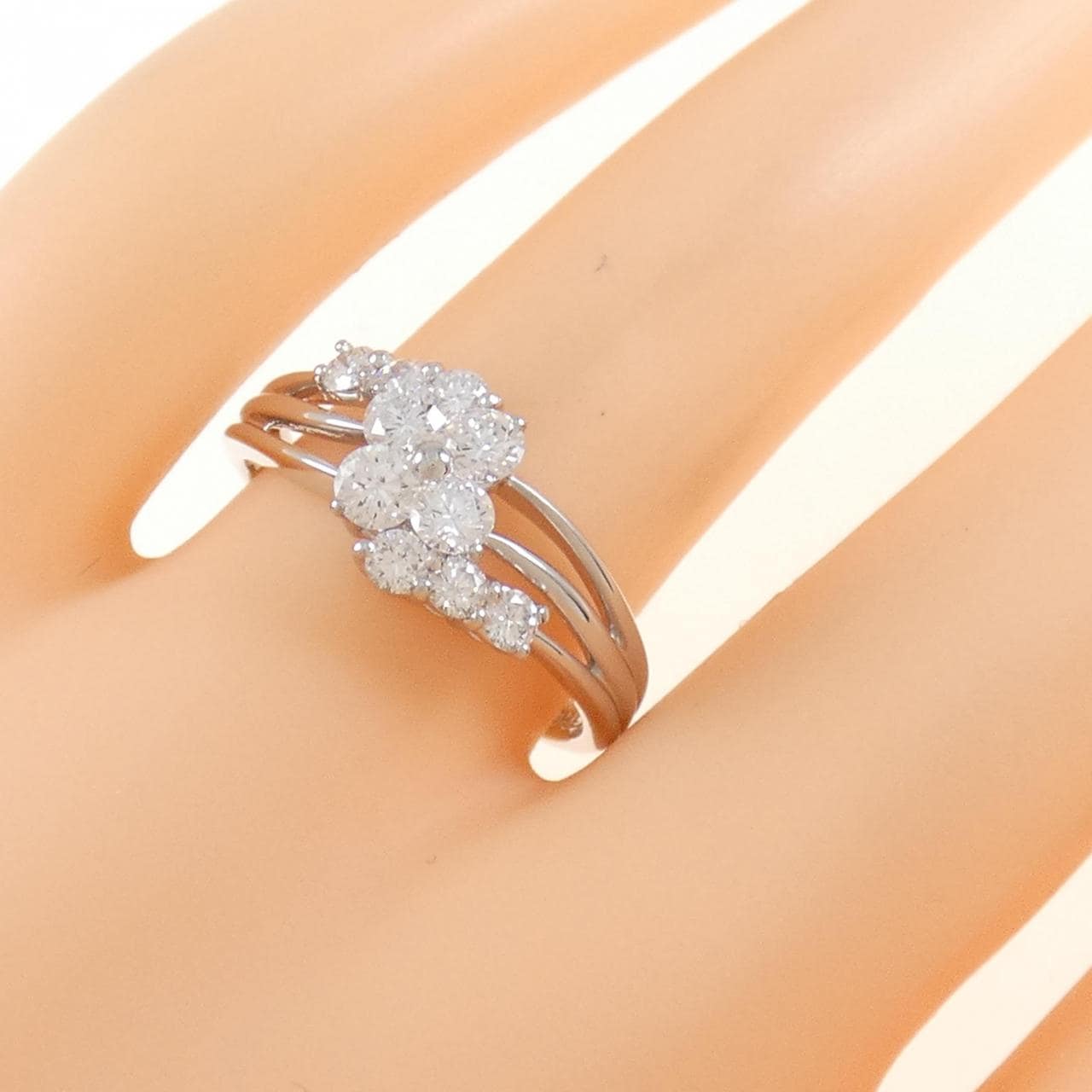 PT ダイヤモンド リング 0.75CT